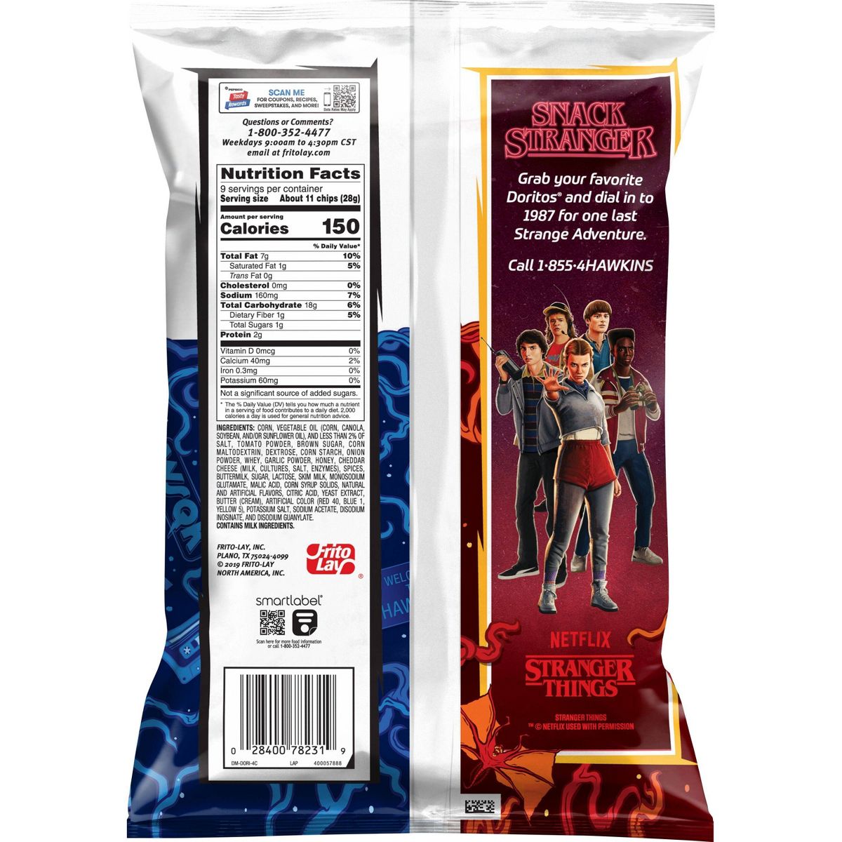 Doritos Collisions Pizza Extraña y Cool Ranch - 9 oz - Imagen 3