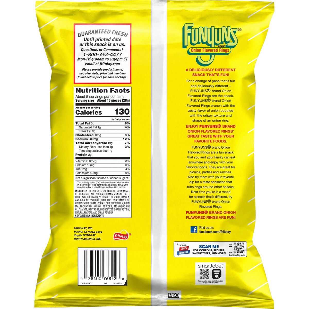 Funyuns Aros Sabor a Cebolla - 5.25 oz - Imagen 3