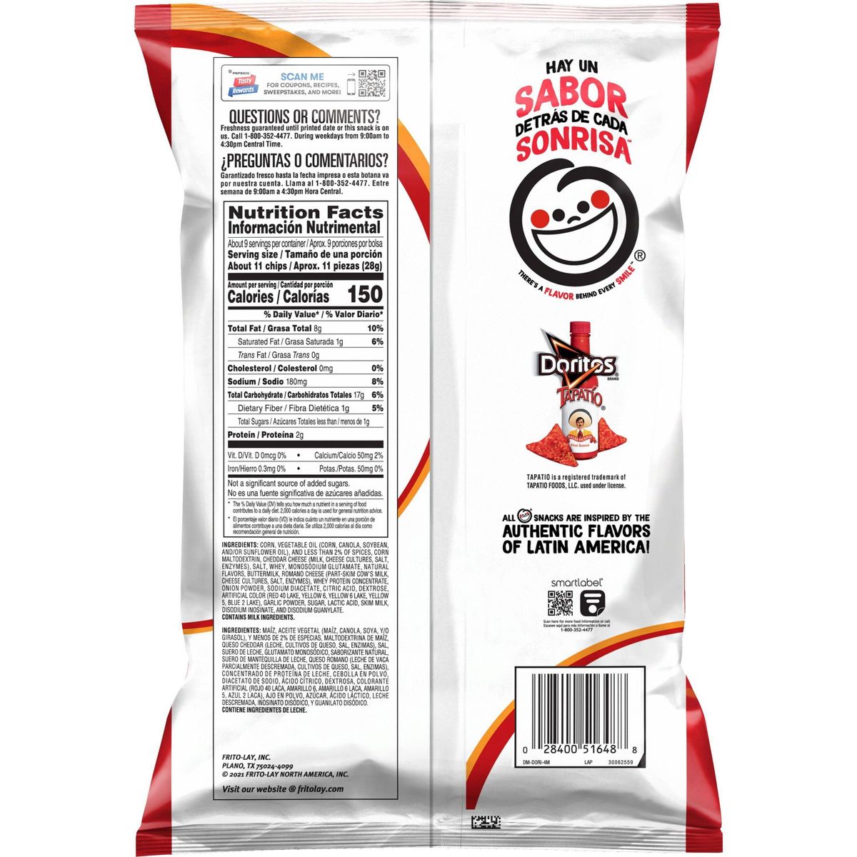 Doritos Tapatio Totopos - 9.25 oz - Imagen 3