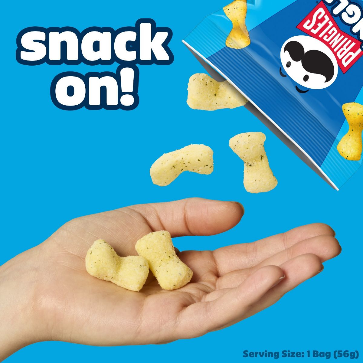 Pringles Mingles Queso Cheddar Blanco Fuerte y Ranch - 2 oz - Imagen 7