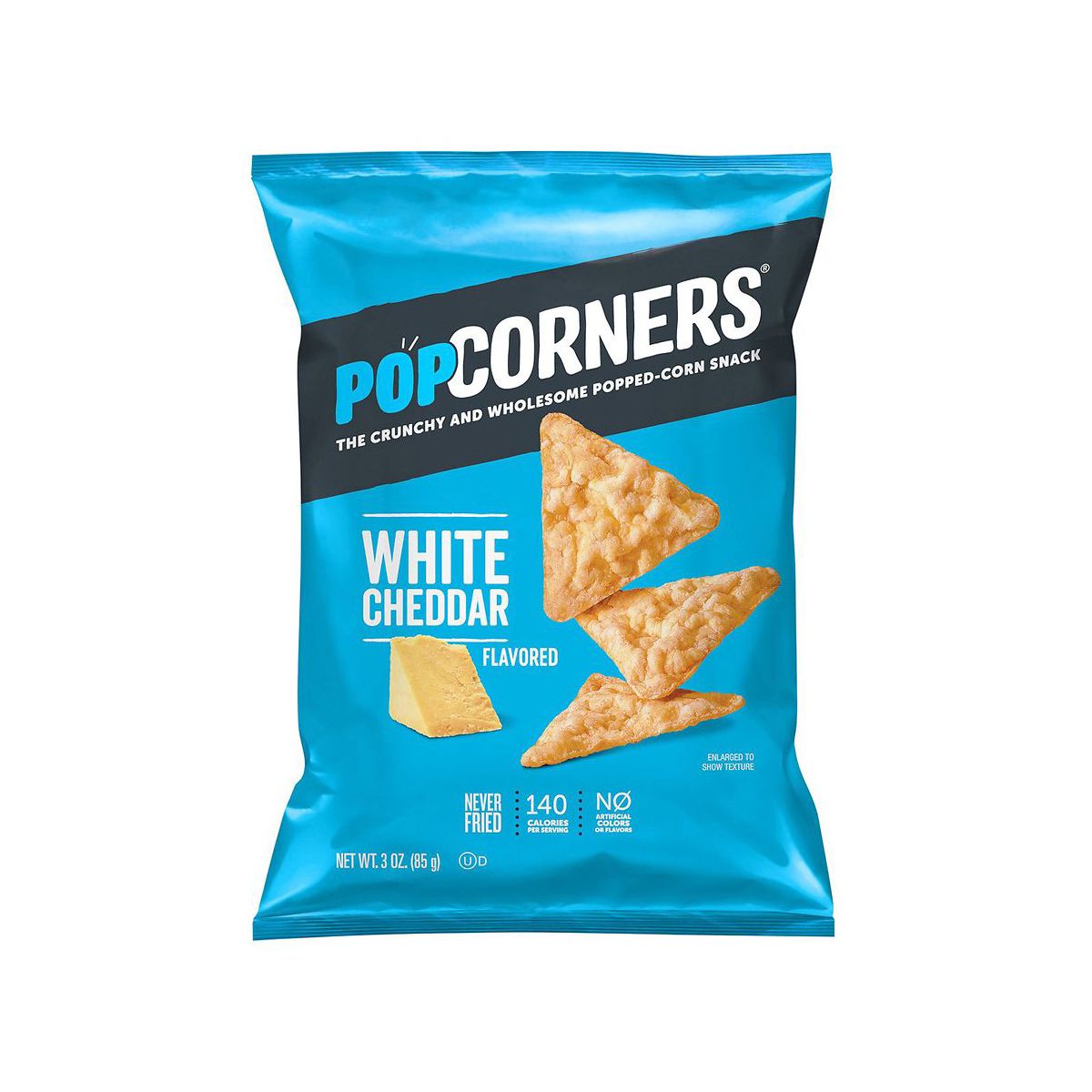 Popcorners Snack White Cheddar 3.0 oz