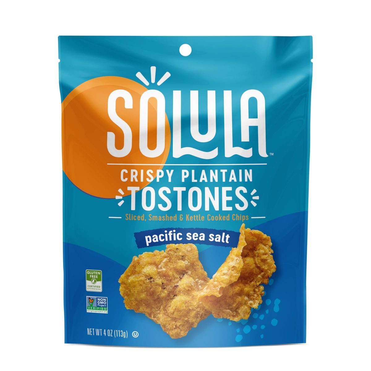 Tostones Solula Sal Marina del Pacífico - Caja con 12 - 4 oz - Imagen 3