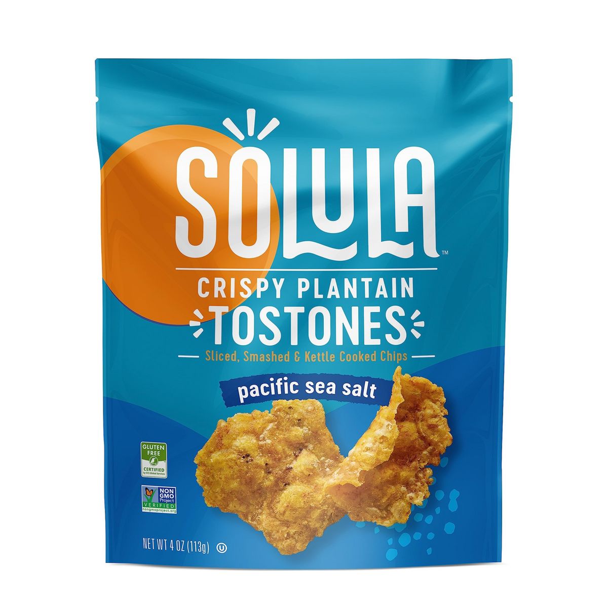 Tostones Solula Sal Marina del Pacífico - Caja con 12 - 4 oz - Imagen 4
