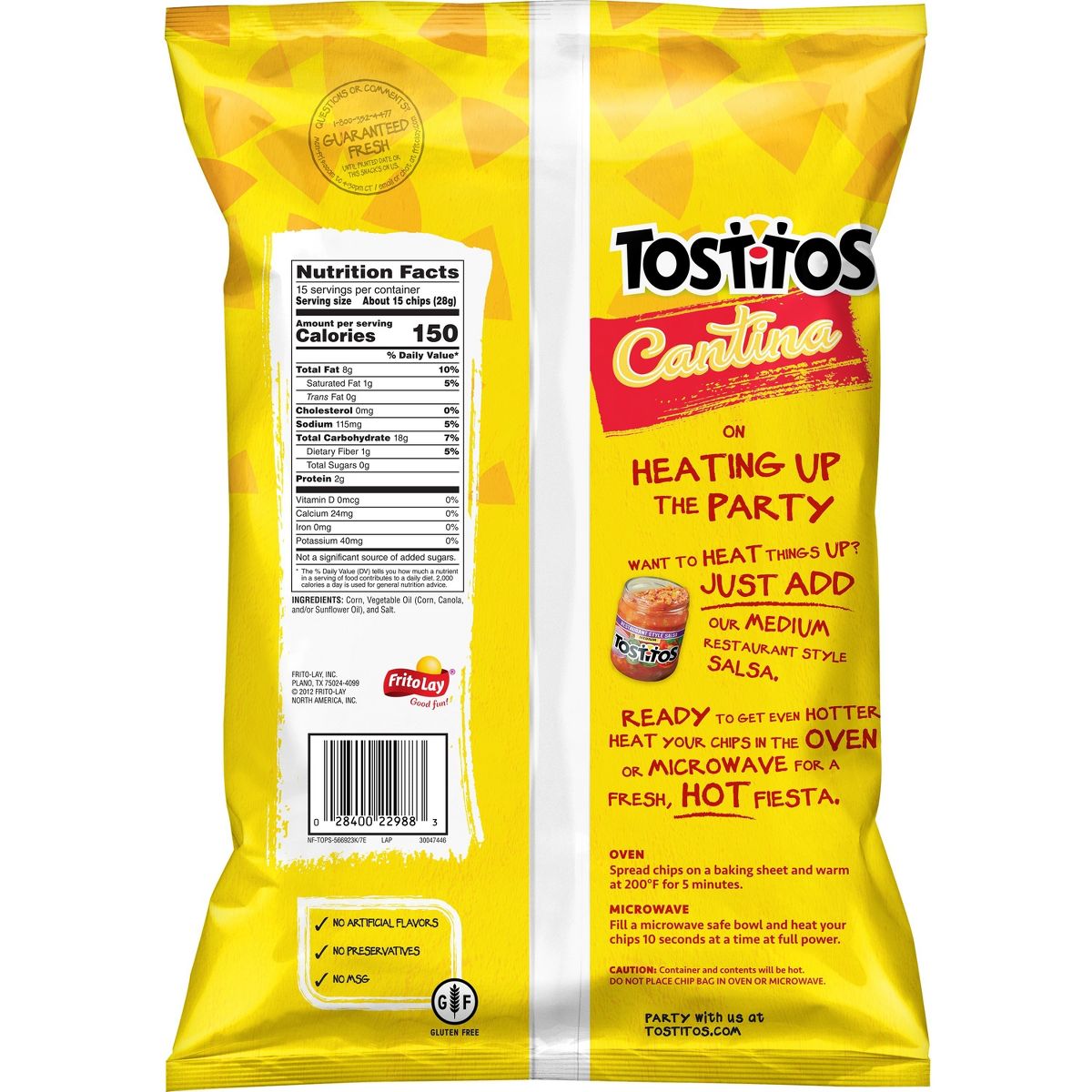 Tostitos Cantina Tortilla Chips Delgadas y Crujientes - 15 oz - Imagen 3