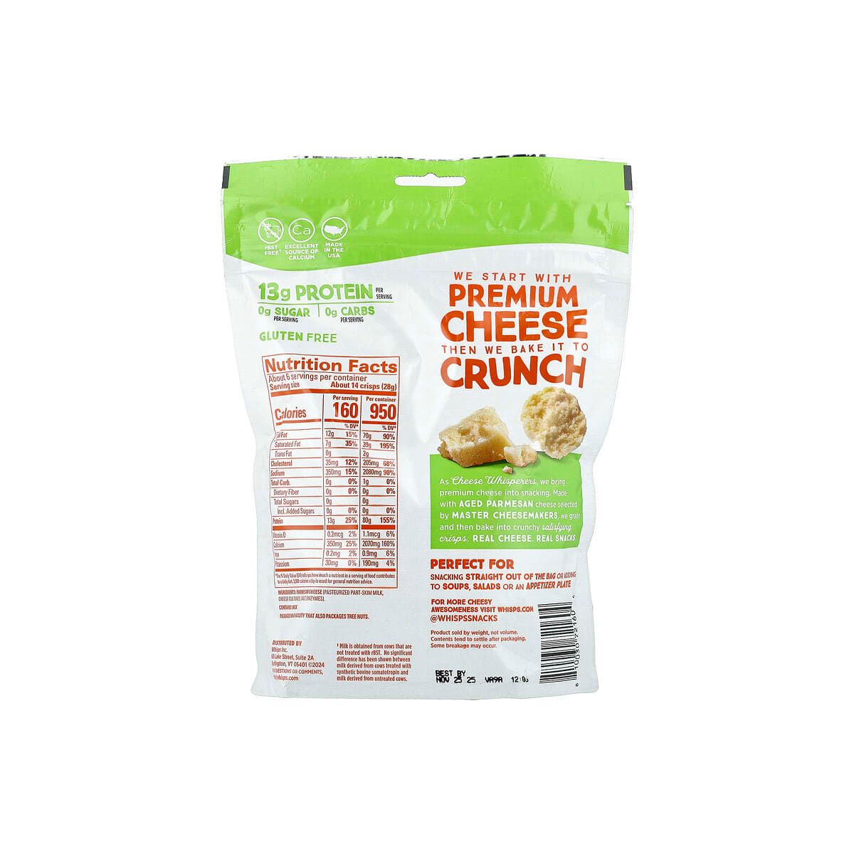 Whisps, Crispies de Queso, Parmesano, 6 oz - Imagen 3