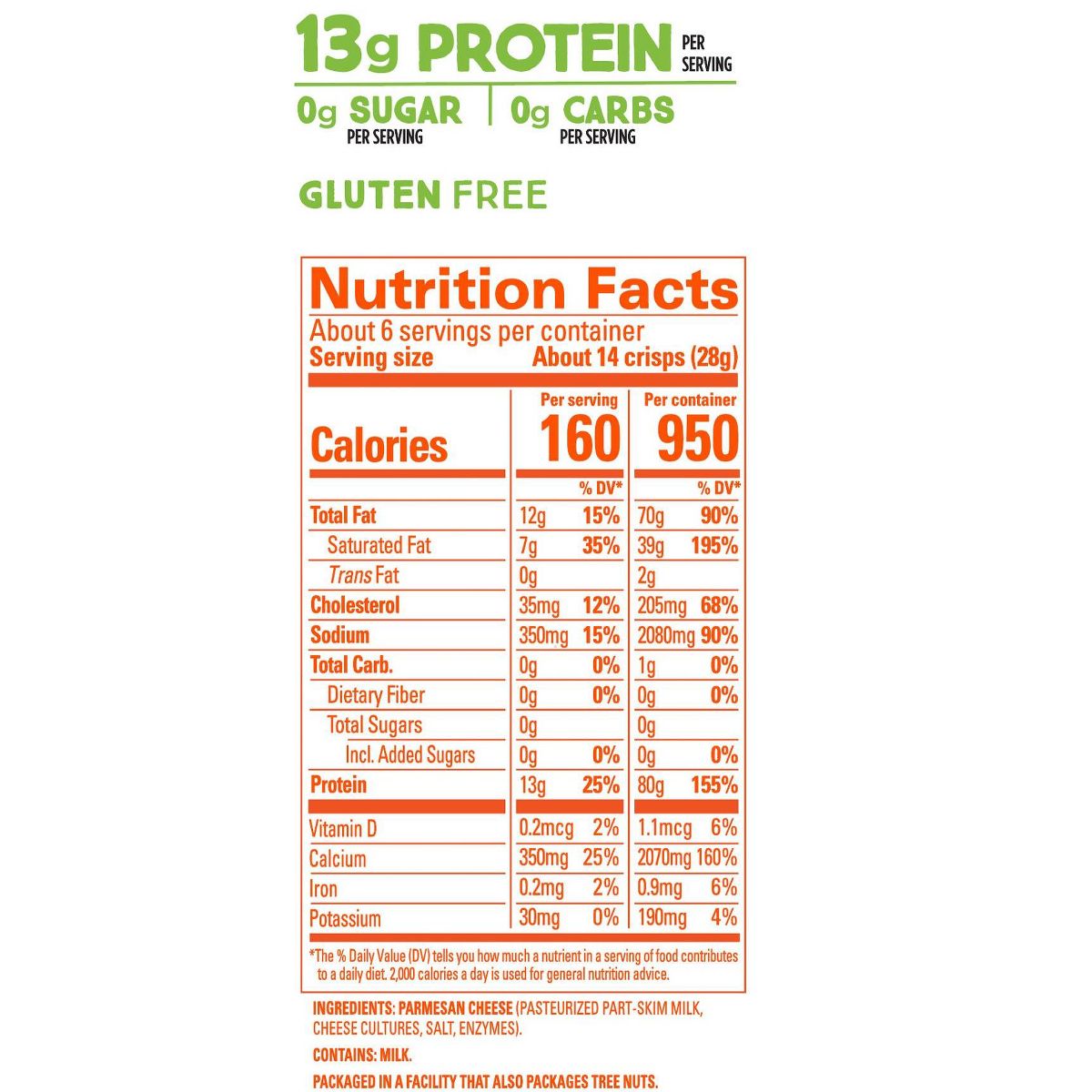 Whisps, Crispies de Queso, Parmesano, 6 oz - Imagen 4