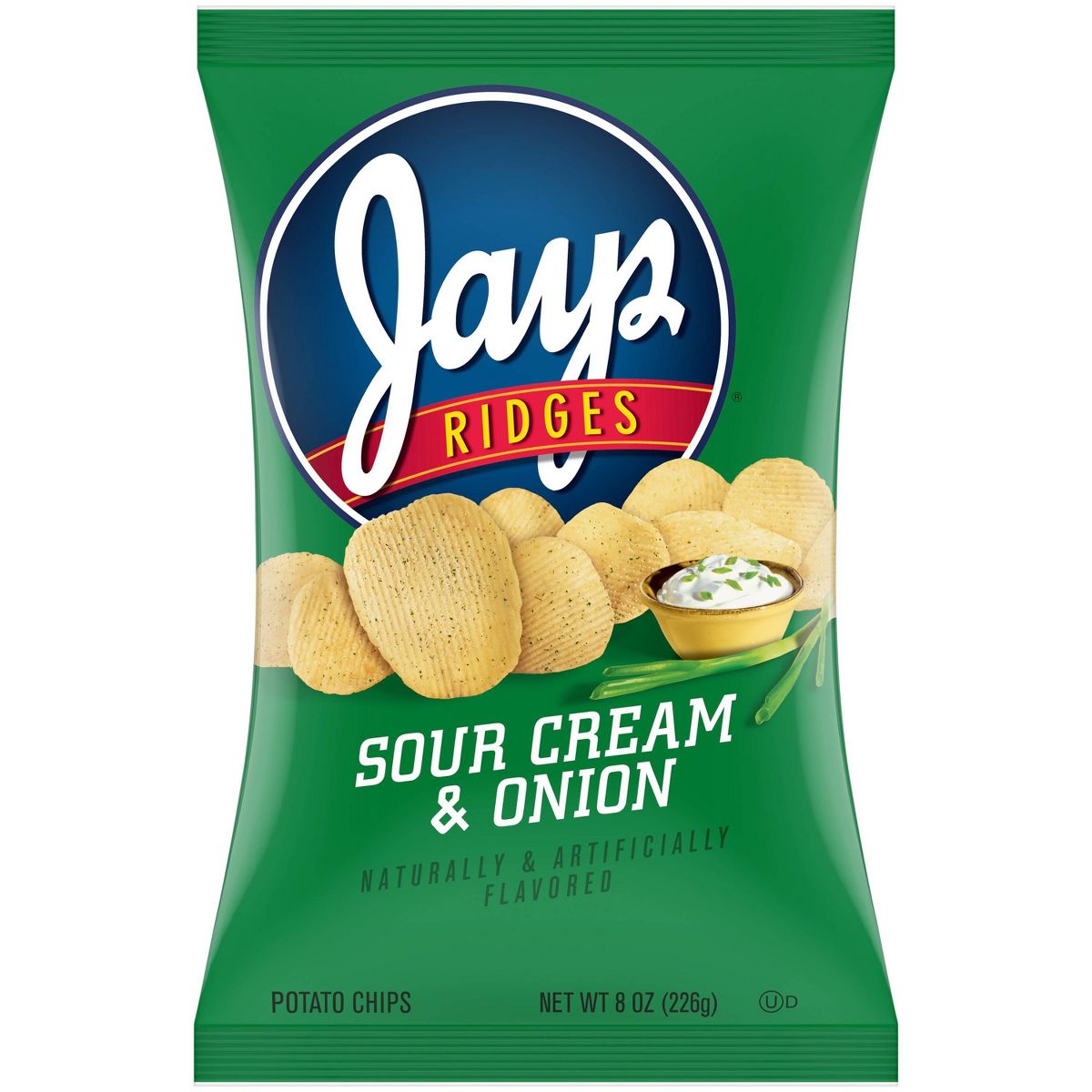 Papas Jays Ridges Sour Cream & Onion - 8 oz - Imagen 2