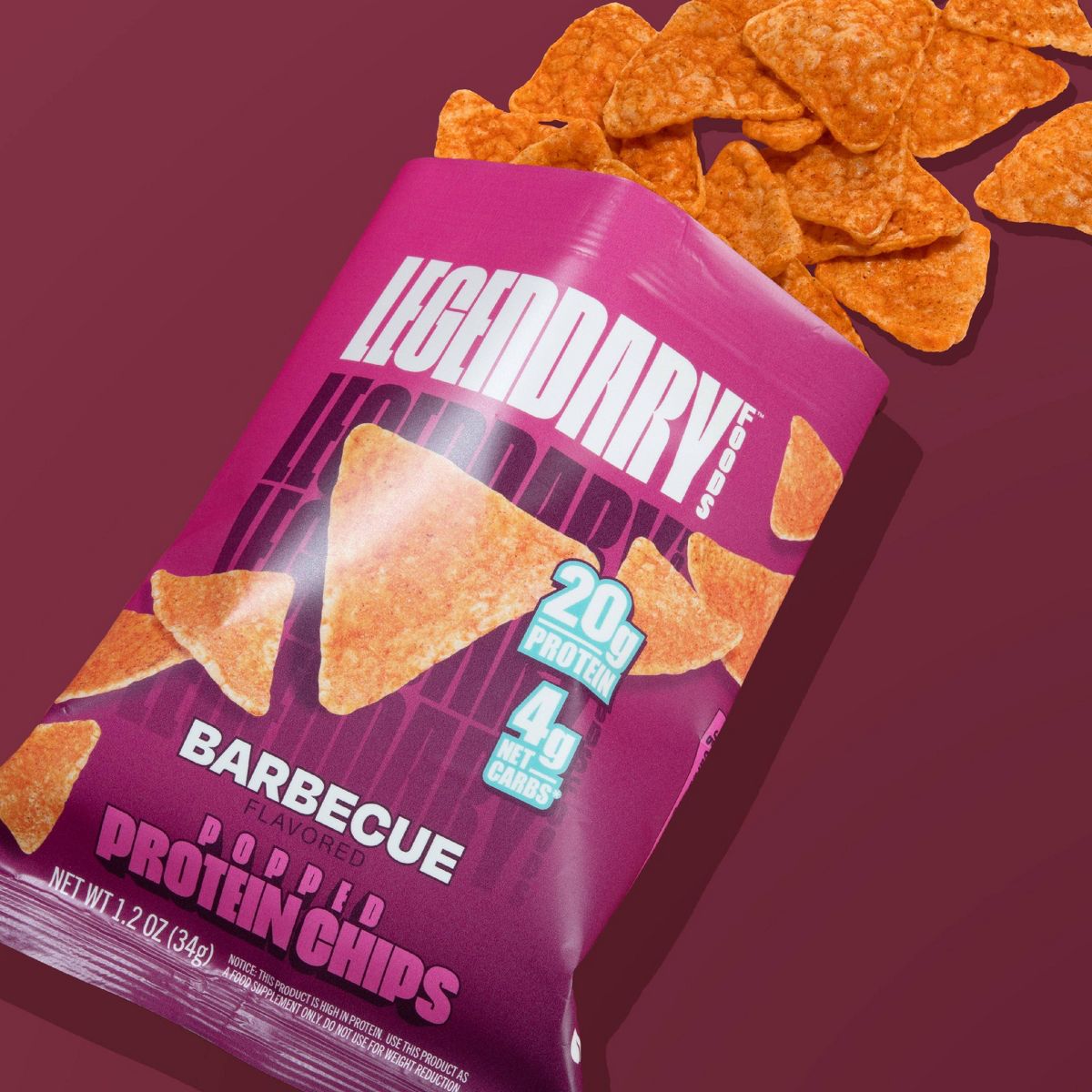 Legendary Foods Papas Proteínicas Horneadas Sin Gluten y Aptas para Keto - BBQ - 4.8 oz/4 ct - Imagen 6