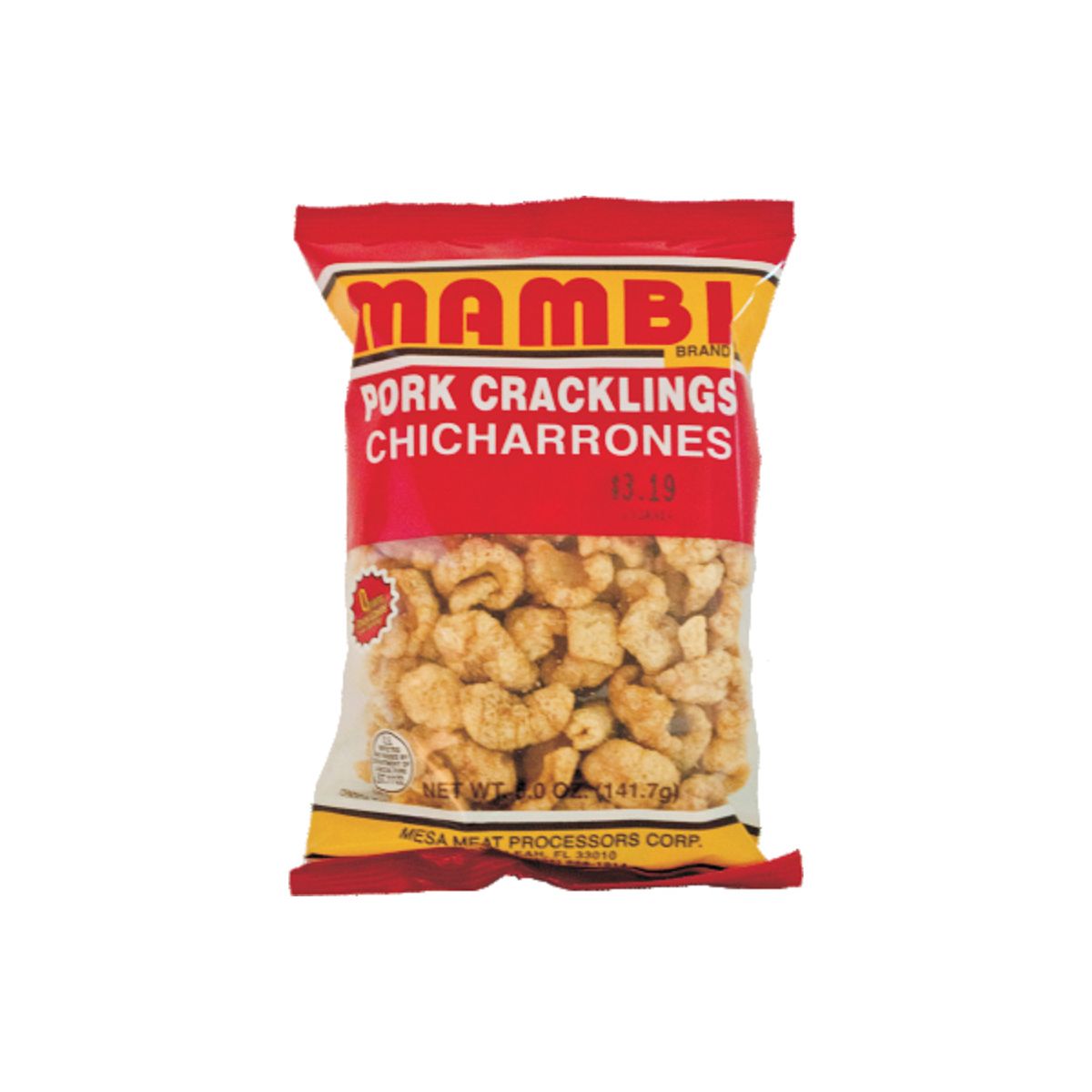 Chicharrón de Cerdo Natural Mambi 5 oz - Imagen 2