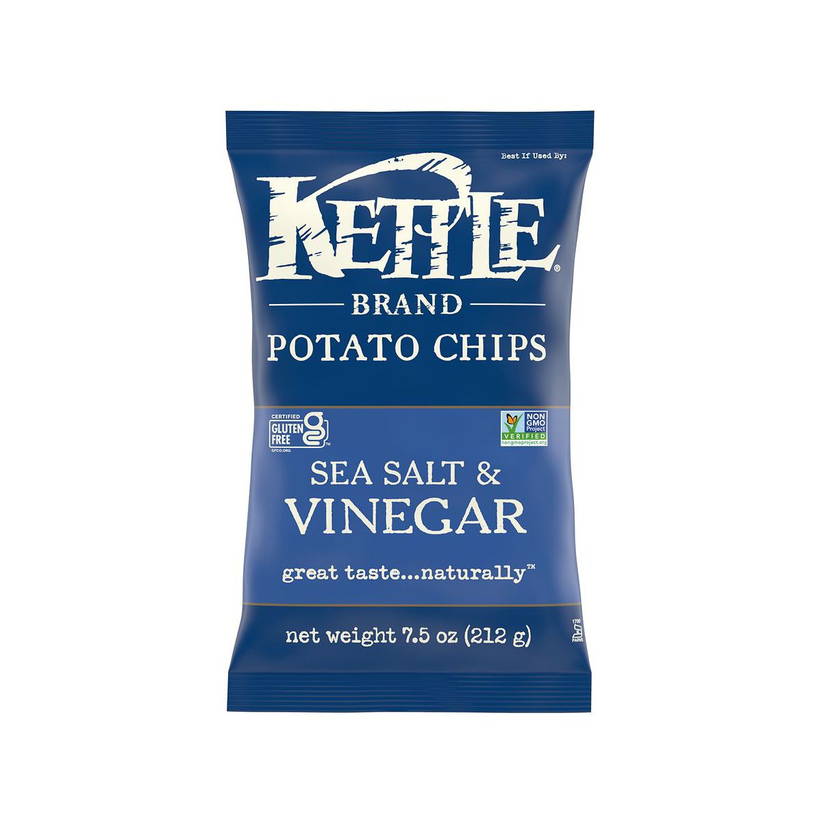 Papas Fritas Kettle Brand Sal de Mar y Vinagre 7.5 oz
