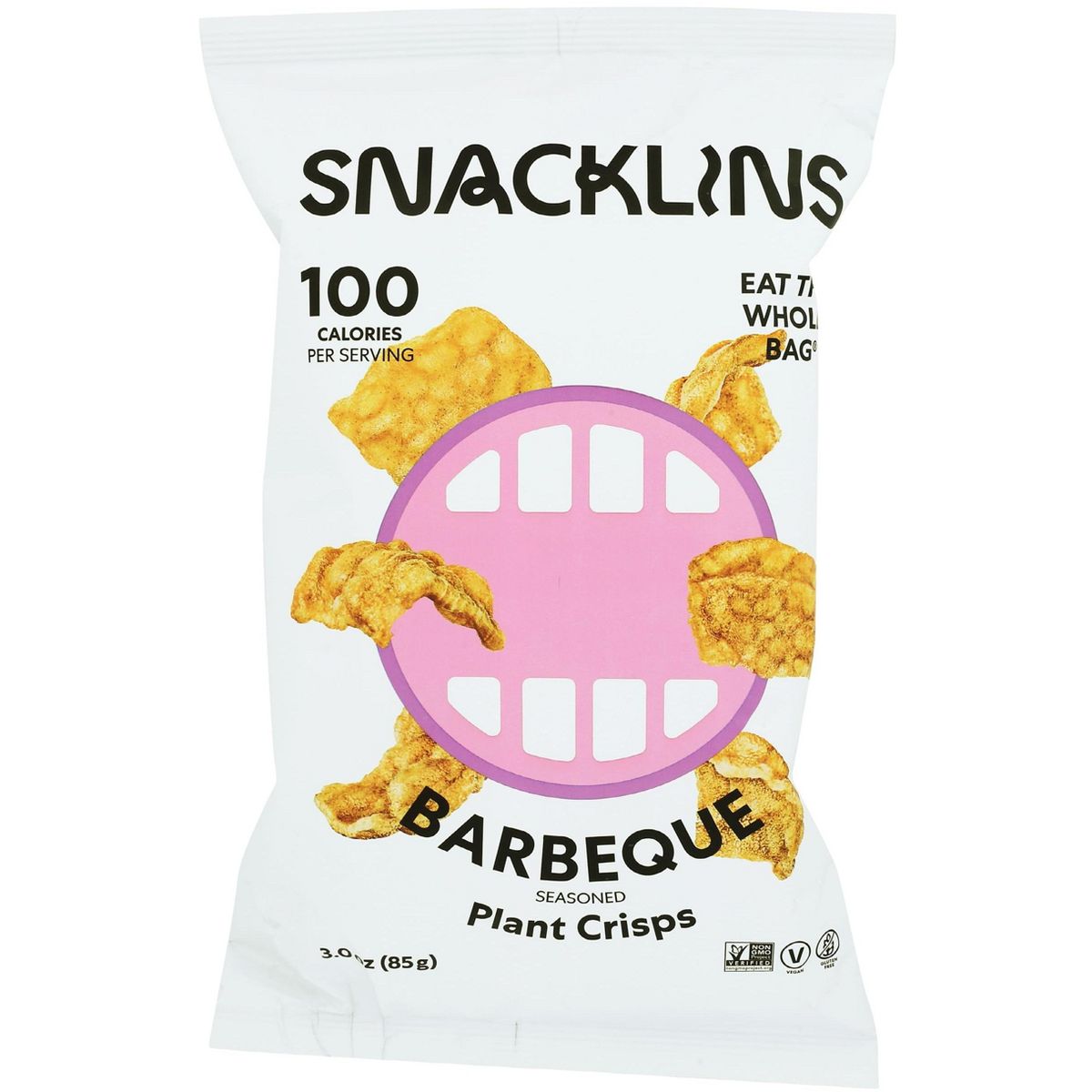 Snacklins Crisps de Plantas Sabor Barbacoa - Caja con 12 - 3 oz - Imagen 3