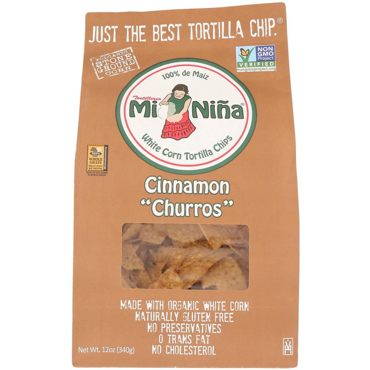 Totopos Mi Nina Sabor Canela Churros - Caja con 9 Piezas - 12 oz - Imagen 3