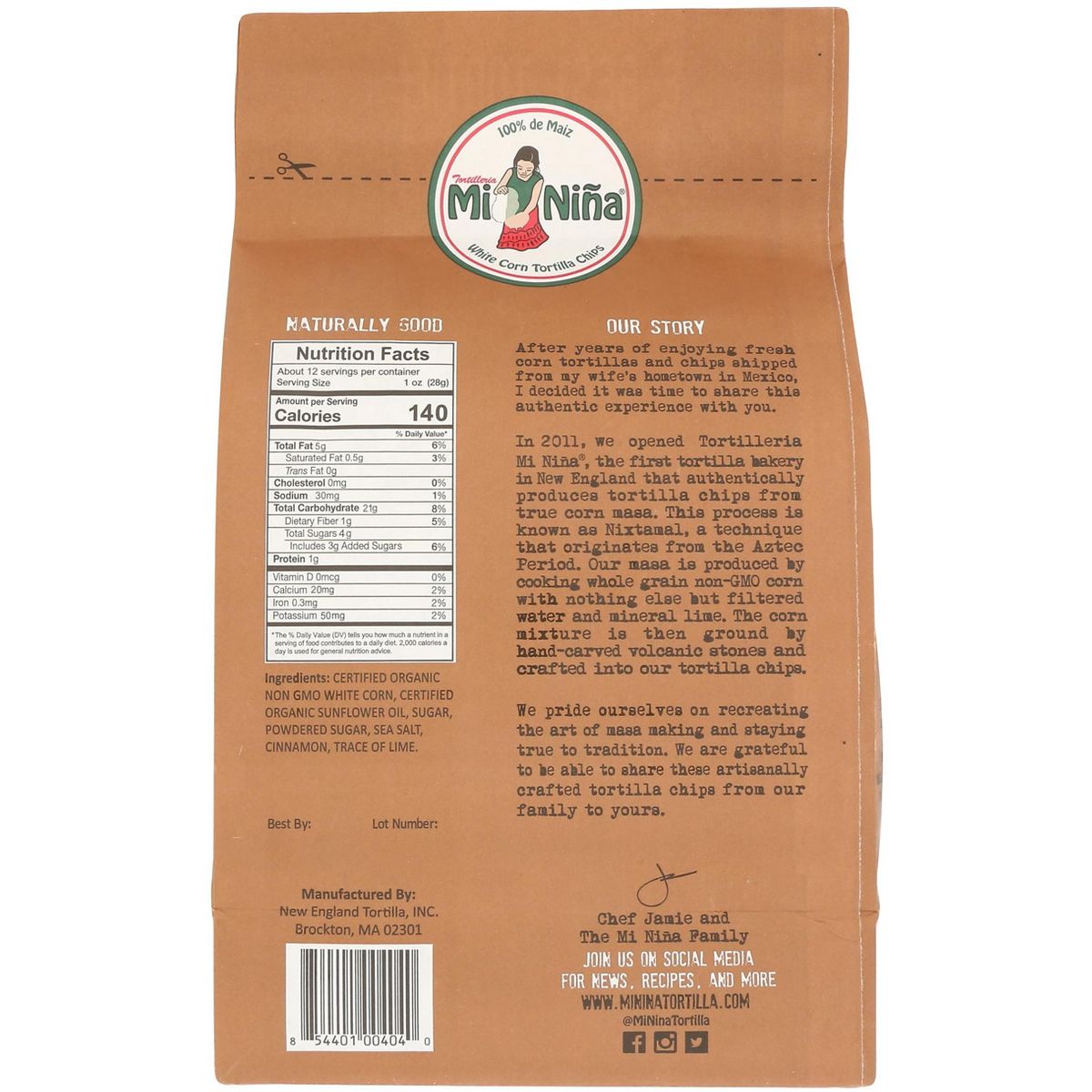 Totopos Mi Nina Sabor Canela Churros - Caja con 9 Piezas - 12 oz - Imagen 4