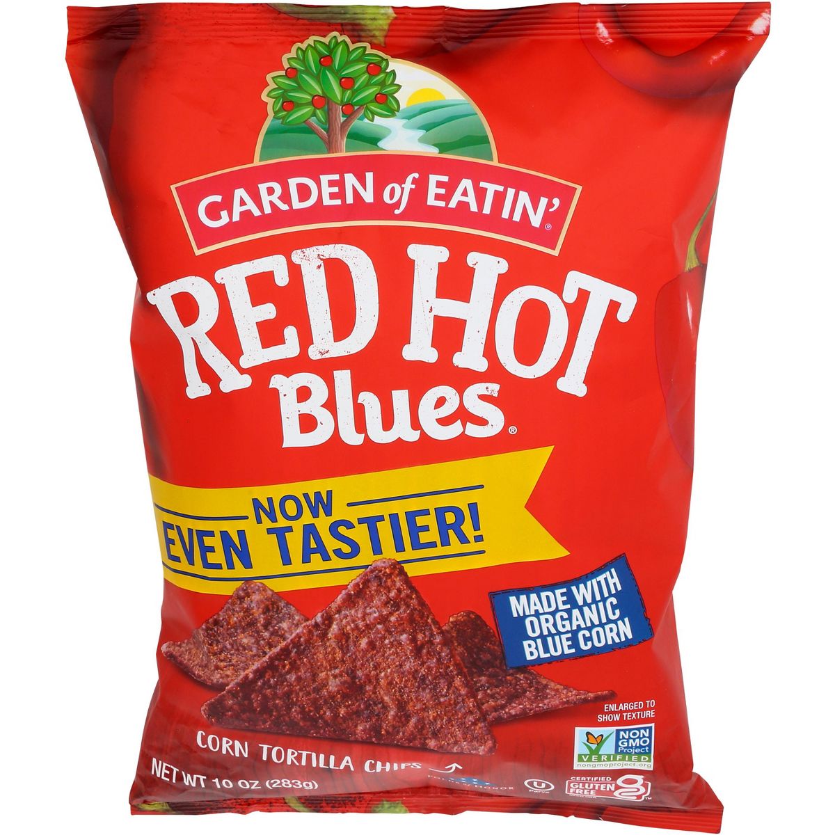 Totopos Garden of Eatin' Sabor Red Hot Blues - Caja con 12 - 10 oz