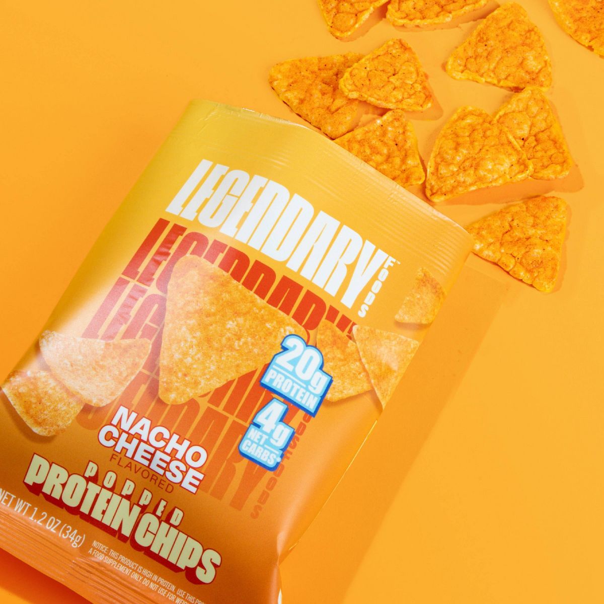 Legendary Foods Papas Proteínicas Horneadas Sin Gluten y Aptas para Keto - Sabor Queso Nacho - 4.8 oz/4 unidades - Imagen 5