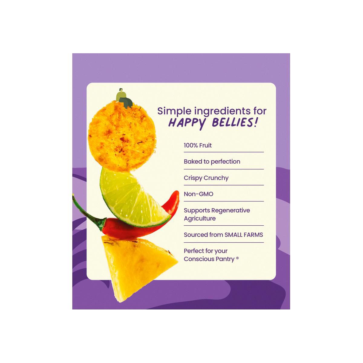 GoodSam, Small Farms, Papas Fritas Crujientes, Piña Chile Lima, 0.7 oz - Imagen 6