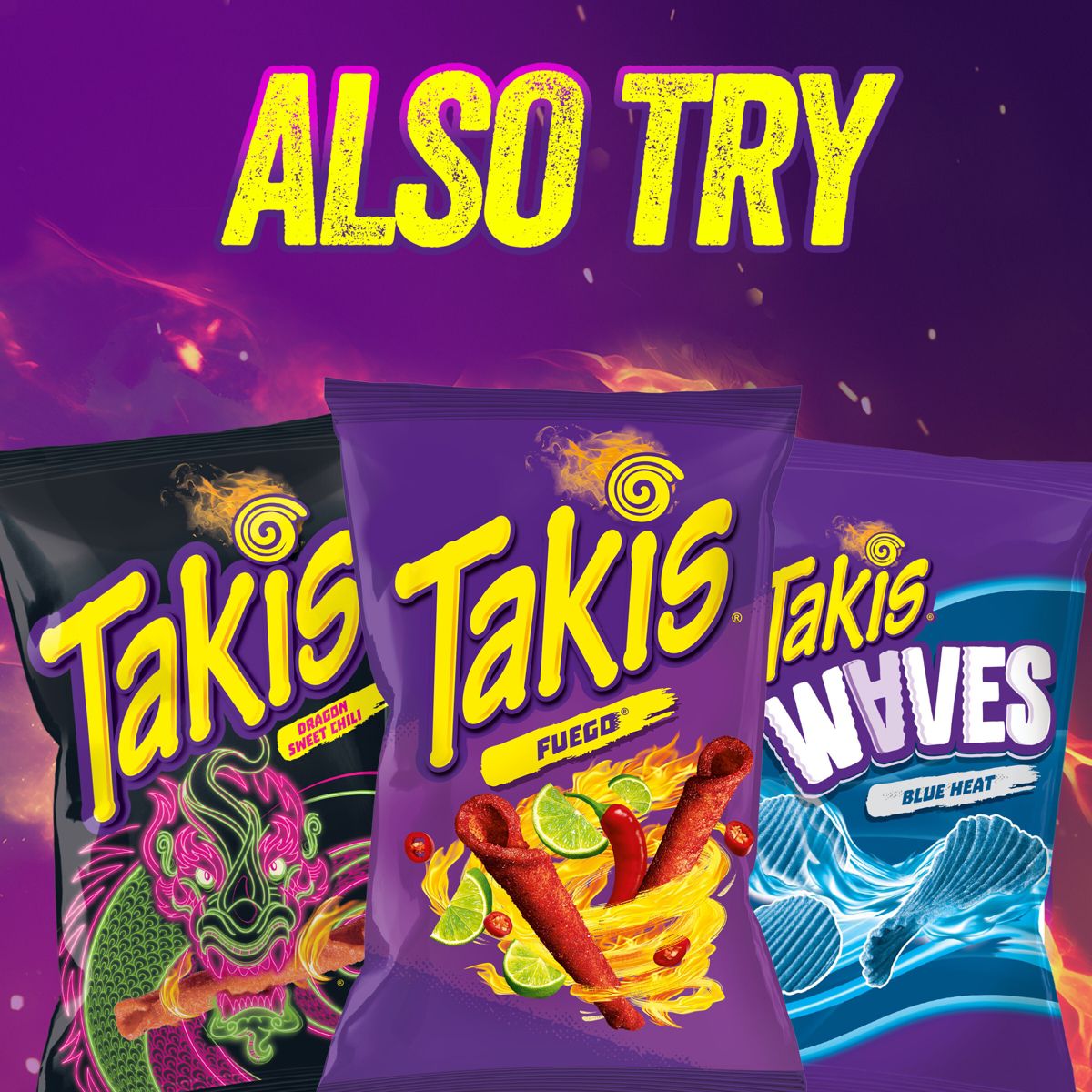 Takis Rolled Blue Heat Tortilla Chips - 9.9 oz - Imagen 8