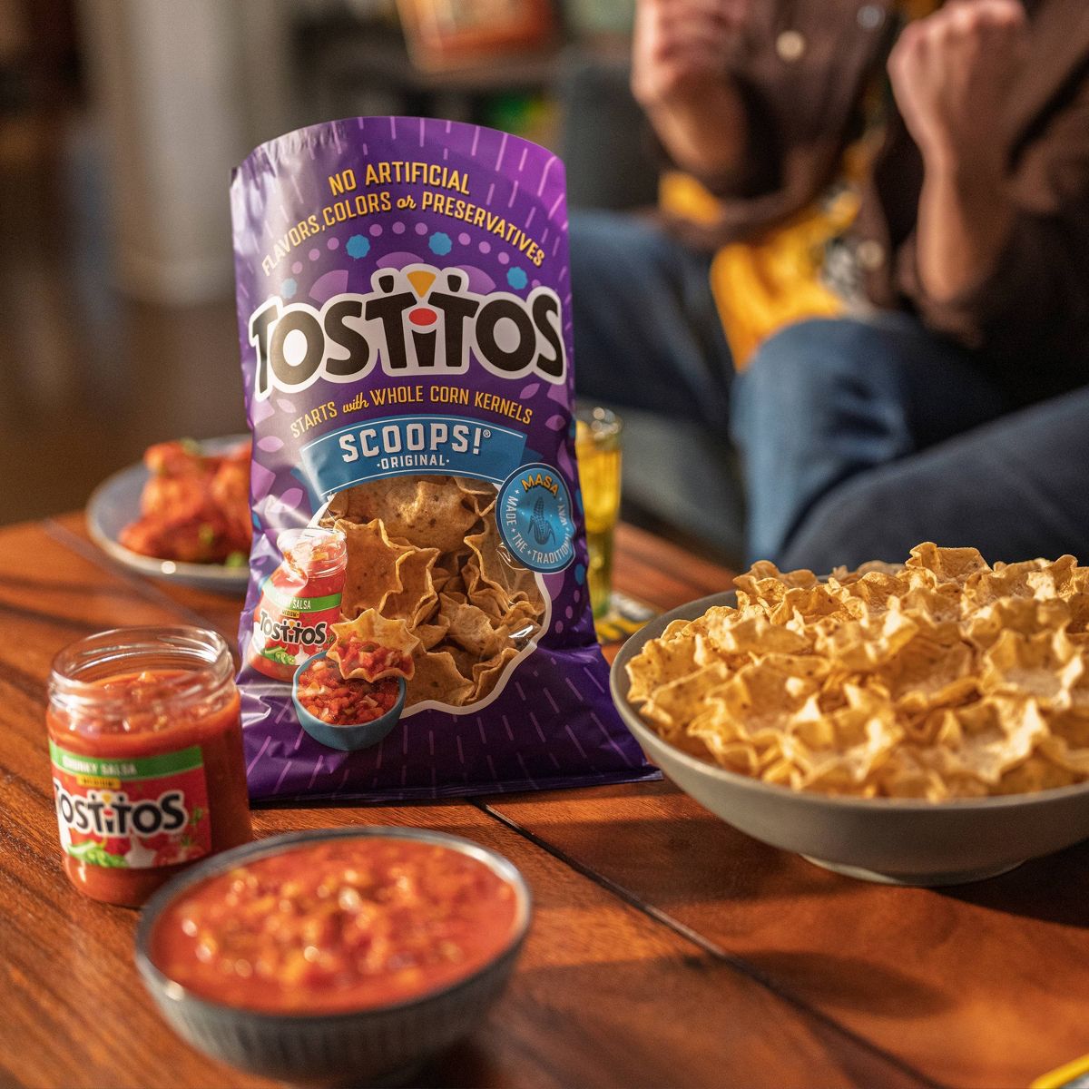 Tostitos Scoops! Totopos de Tortilla Tamaño Fiesta - 14.5 oz - Imagen 10
