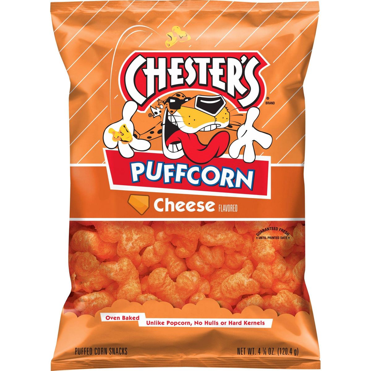 Chester's Puffcorn Botana de Maíz Inflado Sabor Queso - 4.25 oz