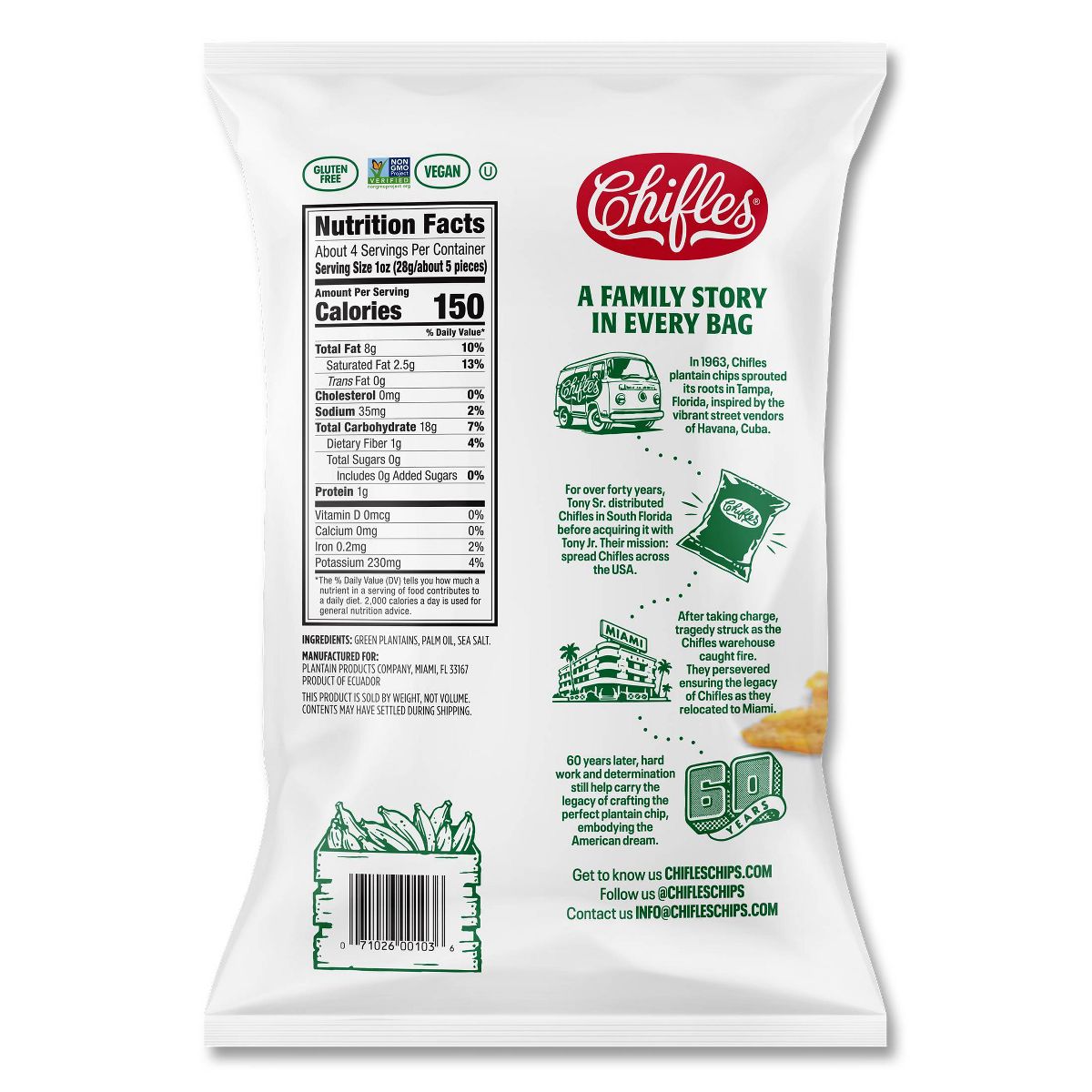 Chifles Patacones Original Tostones - 4 oz - Imagen 3