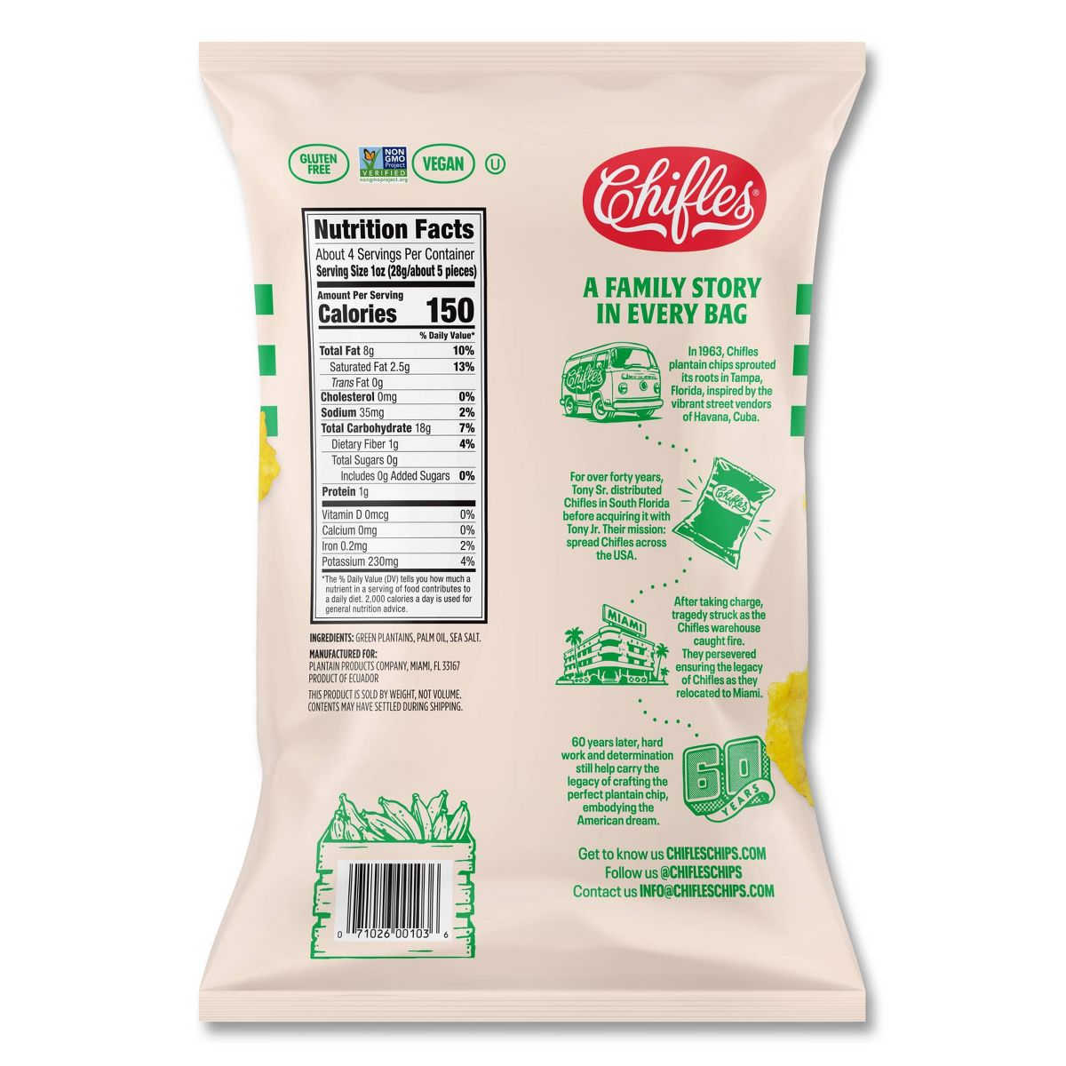 Chifles Patacones Original Tostones - 4 oz - Imagen 6