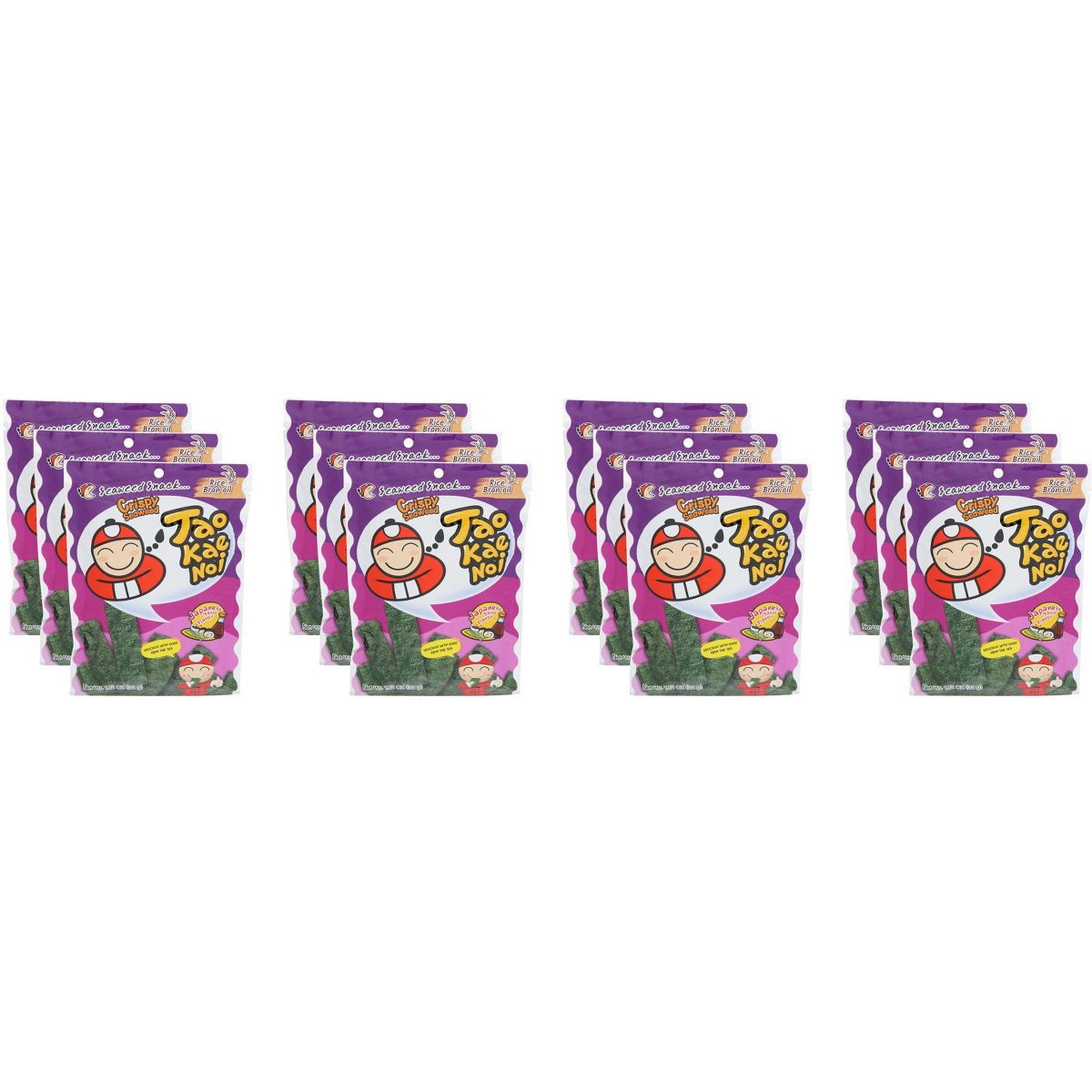 Tao Kae Noi Alga Tempura con Salsa Japonesa - Caja con 12 - 1.21 oz