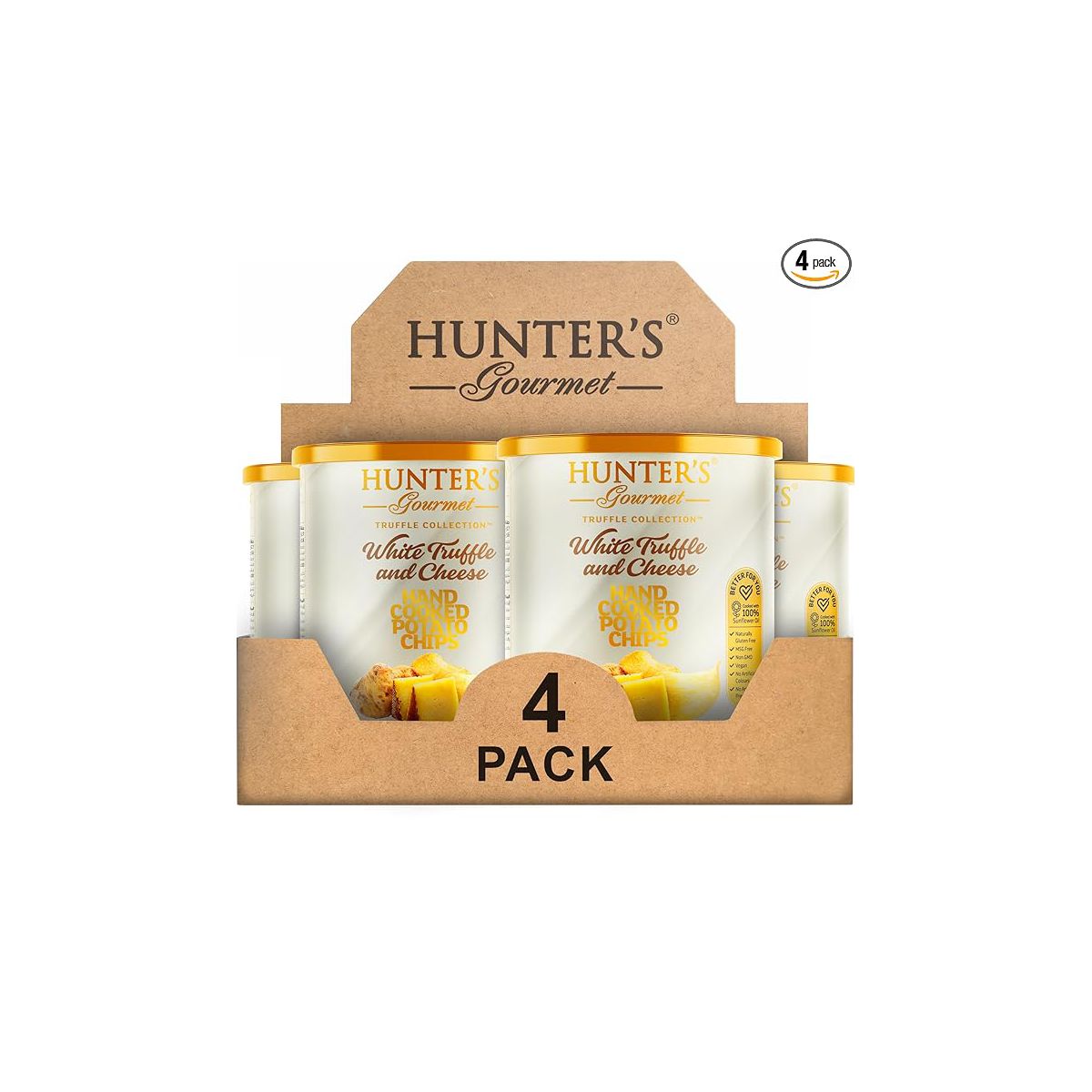 HUNTER'S GOURMET PAPAS FRITAS CON TRUFA BLANCA Y QUESO