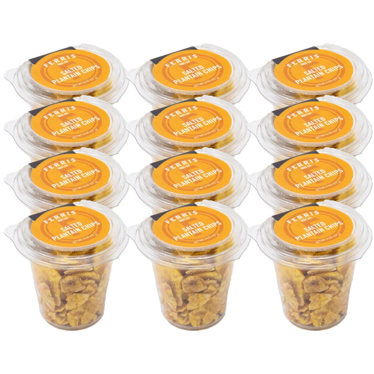 Ferris Nut Co. Chips de Plátano Salados - Caja con 12/2 oz - Imagen 2