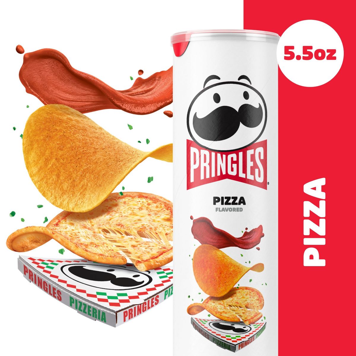 Pringles Papas Fritas Sabor Pizza - 5.5 oz - Imagen 4