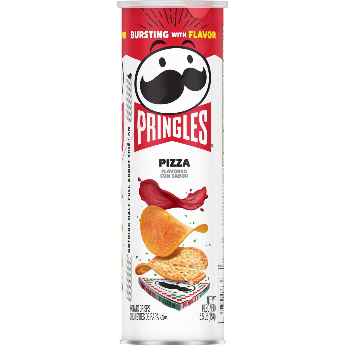 Pringles Papas Fritas Sabor Pizza - 5.5 oz - Imagen 8