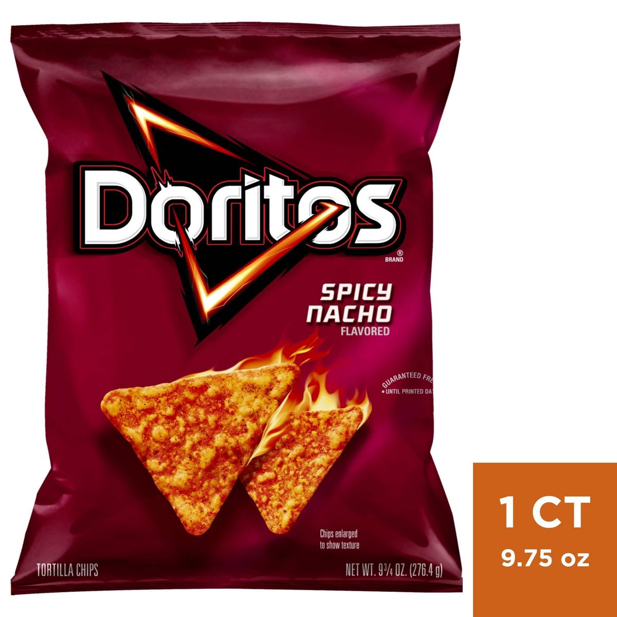 Doritos Spicy Nacho Totopos de Maíz - 9.75 oz - Imagen 2