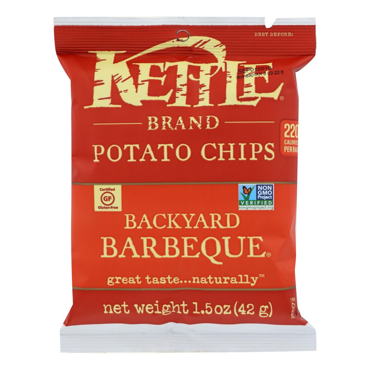 Papas Fritas Kettle Brand Sabor Barbacoa de Patio - Caja de 24/1.5 oz - Imagen 3