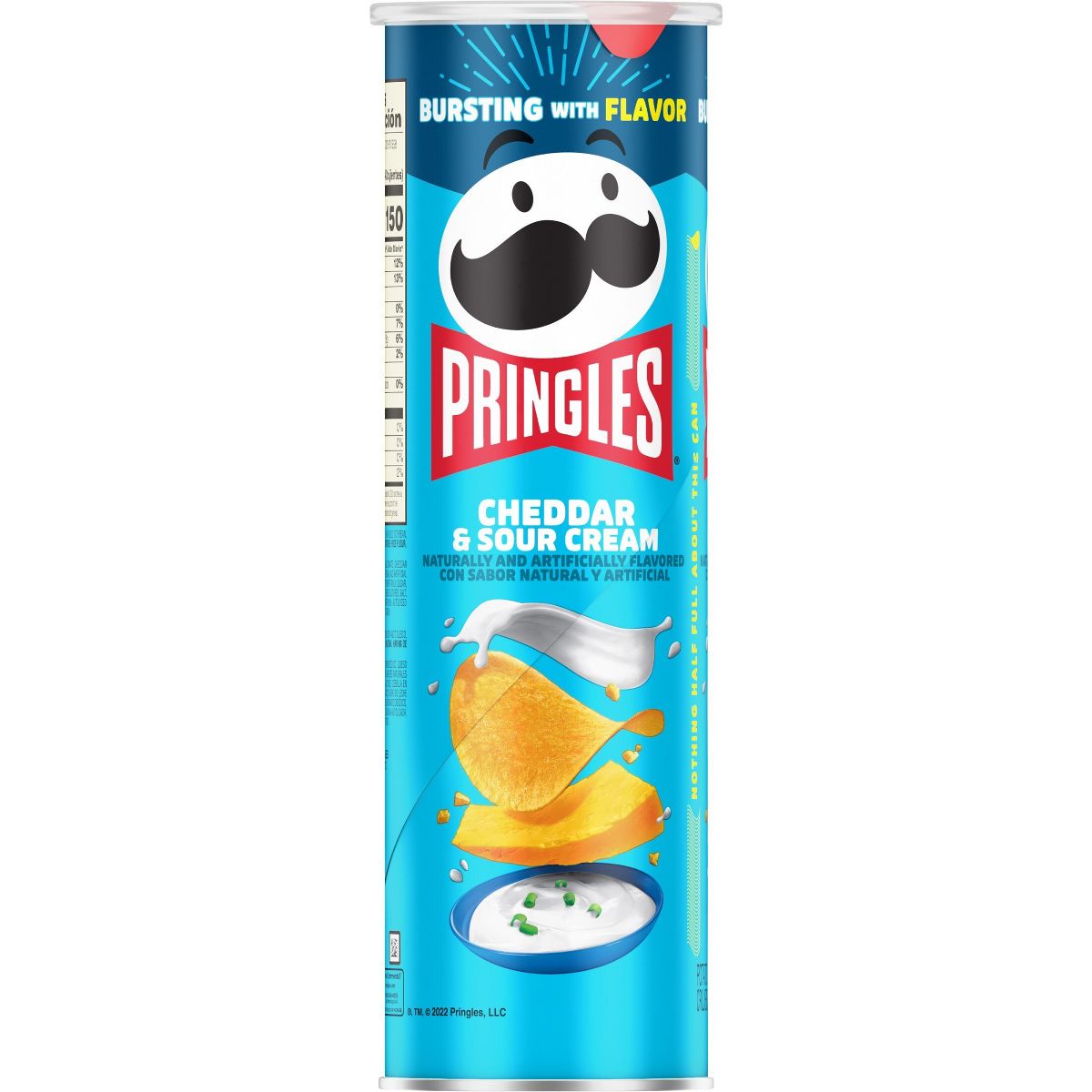 Pringles Papas Fritas Sabor Queso Cheddar y Crema Agria - 5.5 oz - Imagen 8