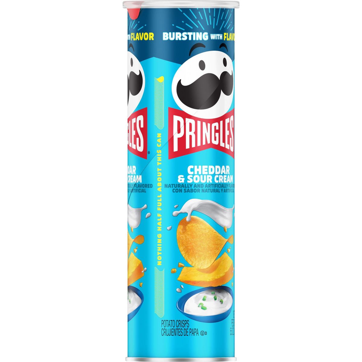 Pringles Papas Fritas Sabor Queso Cheddar y Crema Agria - 5.5 oz - Imagen 10