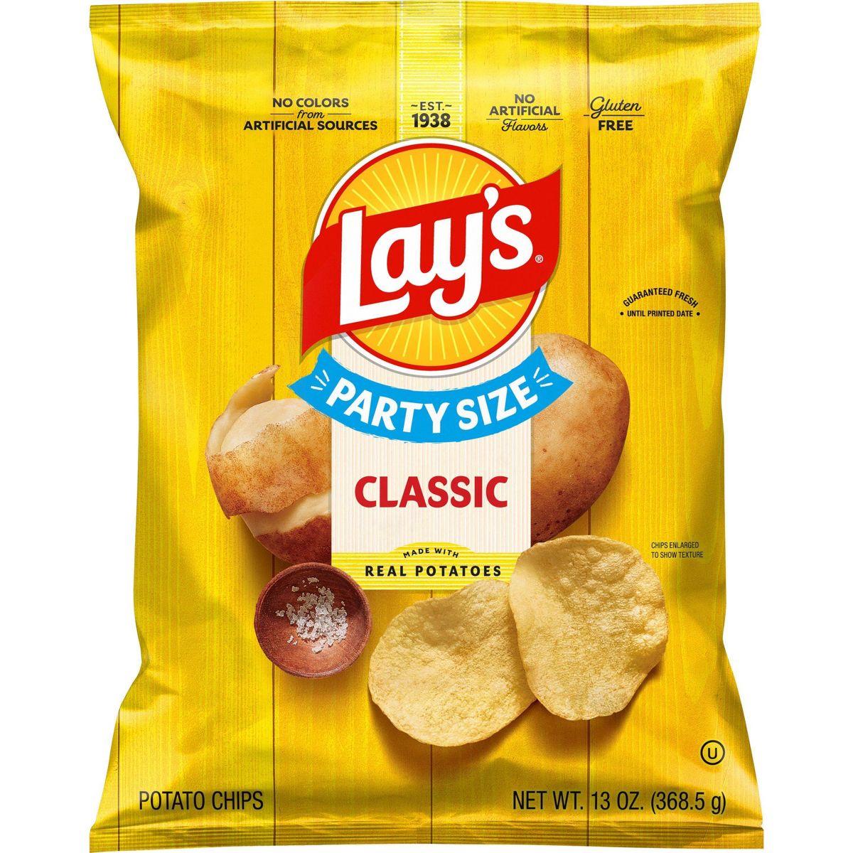 Lay's Clásicas Papas Fritas Tamaño Fiesta - 13 oz