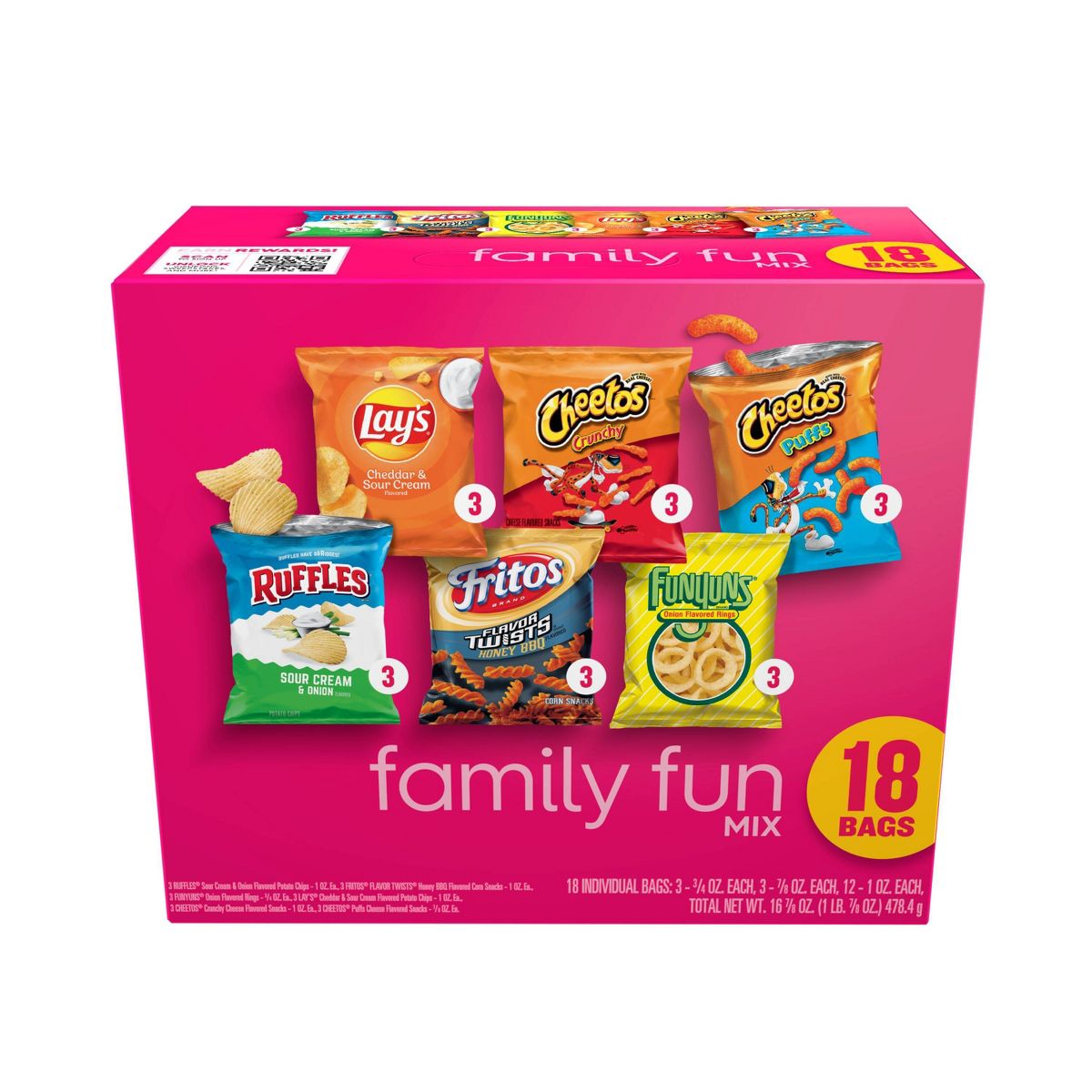 Frito-Lay Mix de Snacks para Toda la Familia - 18ct - Imagen 2