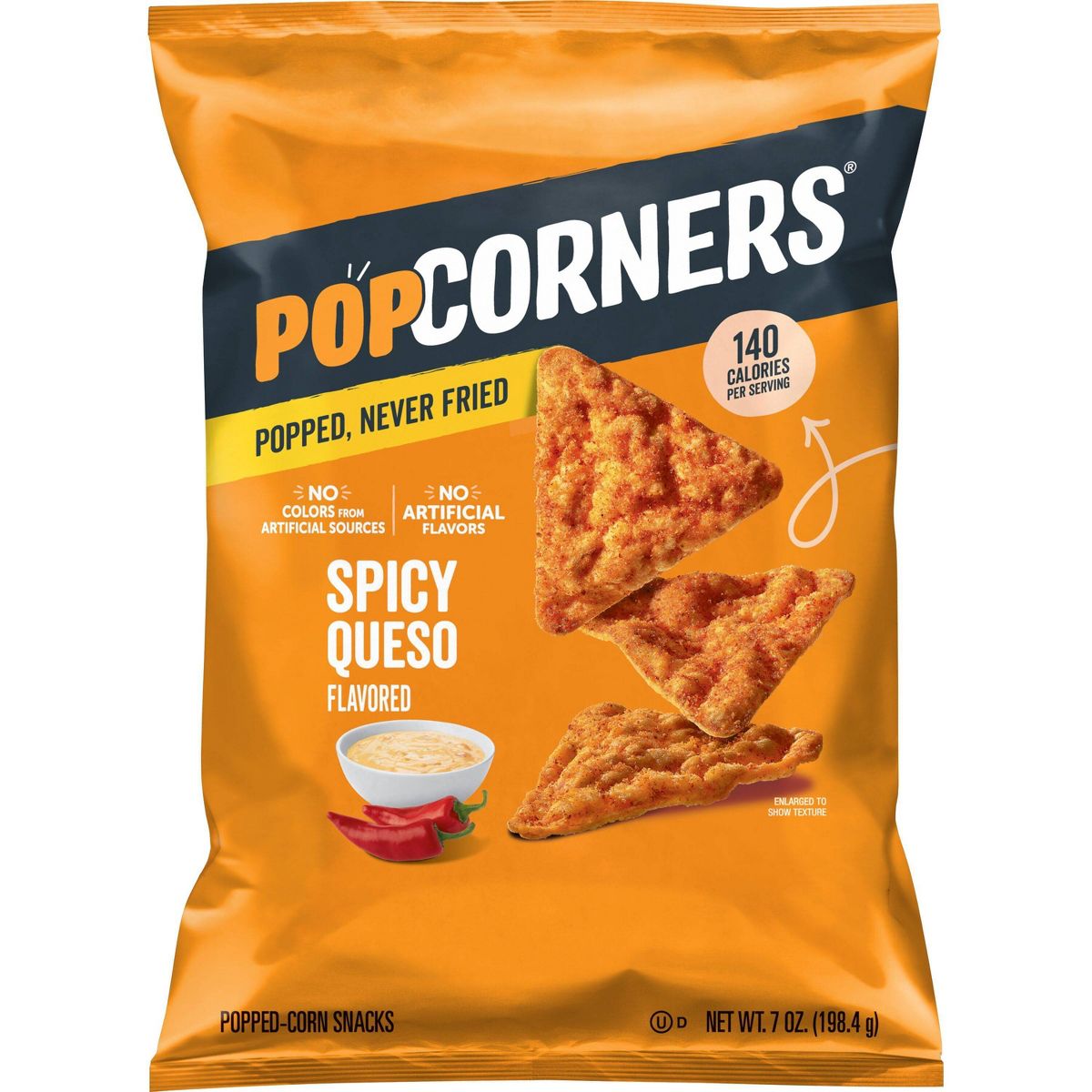 PopCorners Sabor Queso Picante - 7 oz