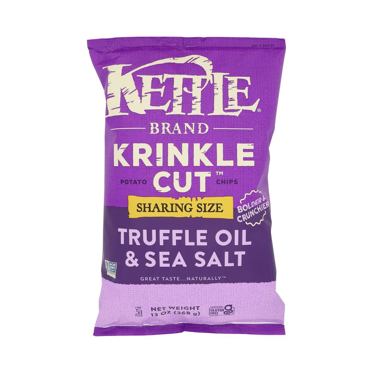 Kettle Brand Papas Fritas Krinkle Cut con Aceite de Trufa y Sal de Mar - Caja de 9/13 oz - Imagen 3