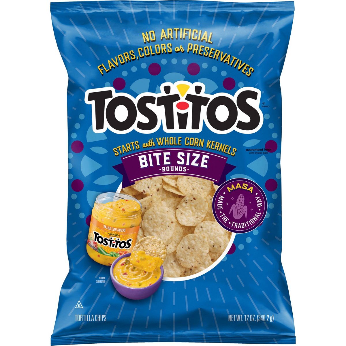 Tostitos Bite Size Rounds Totopos de Tortilla - 12 oz - Imagen 2