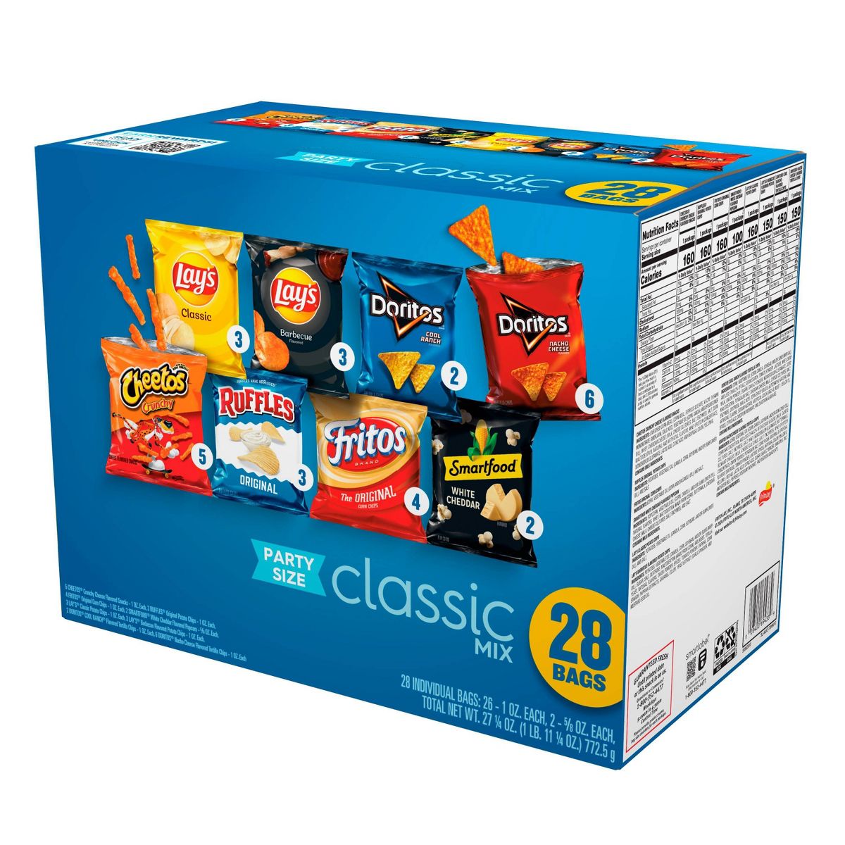 Frito-Lay Snacks Classic Mix Party Size Paquete de Variedad – 28ct/27.25oz - Imagen 9