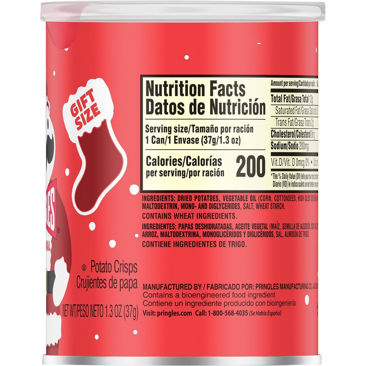 Pringles Navideñas para Llevar Papas Sabor Original - 1.3 oz - Imagen 7