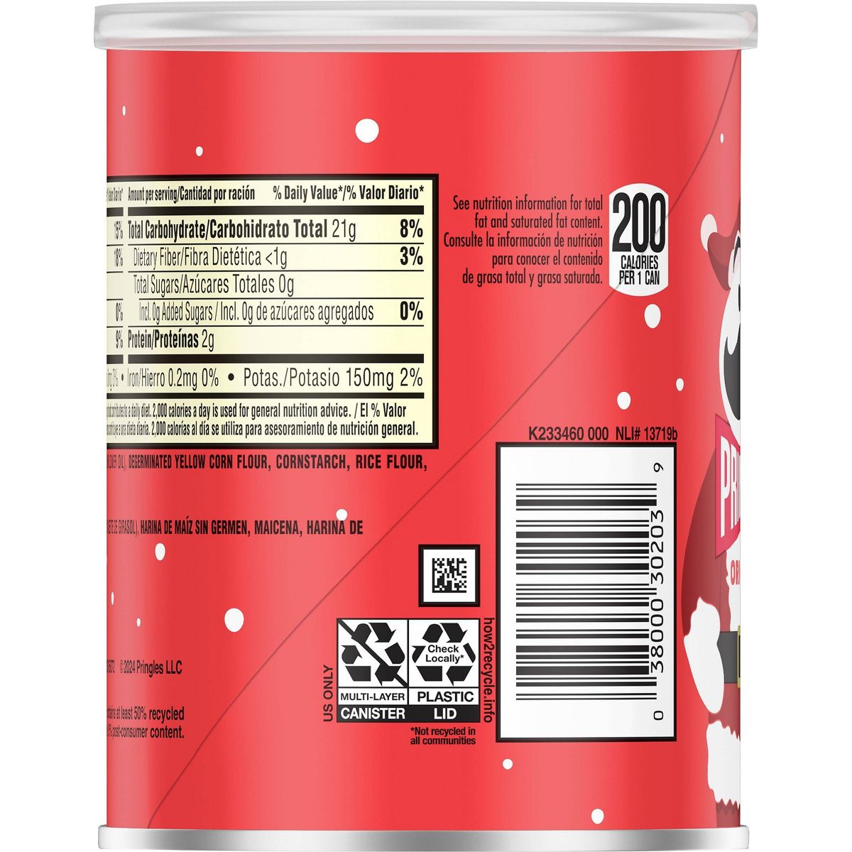Pringles Navideñas para Llevar Papas Sabor Original - 1.3 oz - Imagen 8