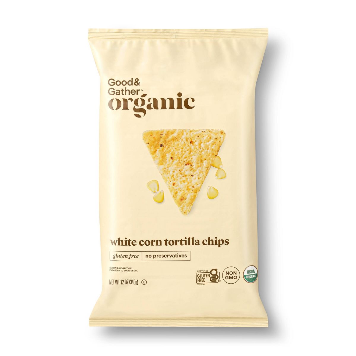 Totopos de Maíz Blanco Orgánico - 12 oz - Good & Gather™ - Imagen 2