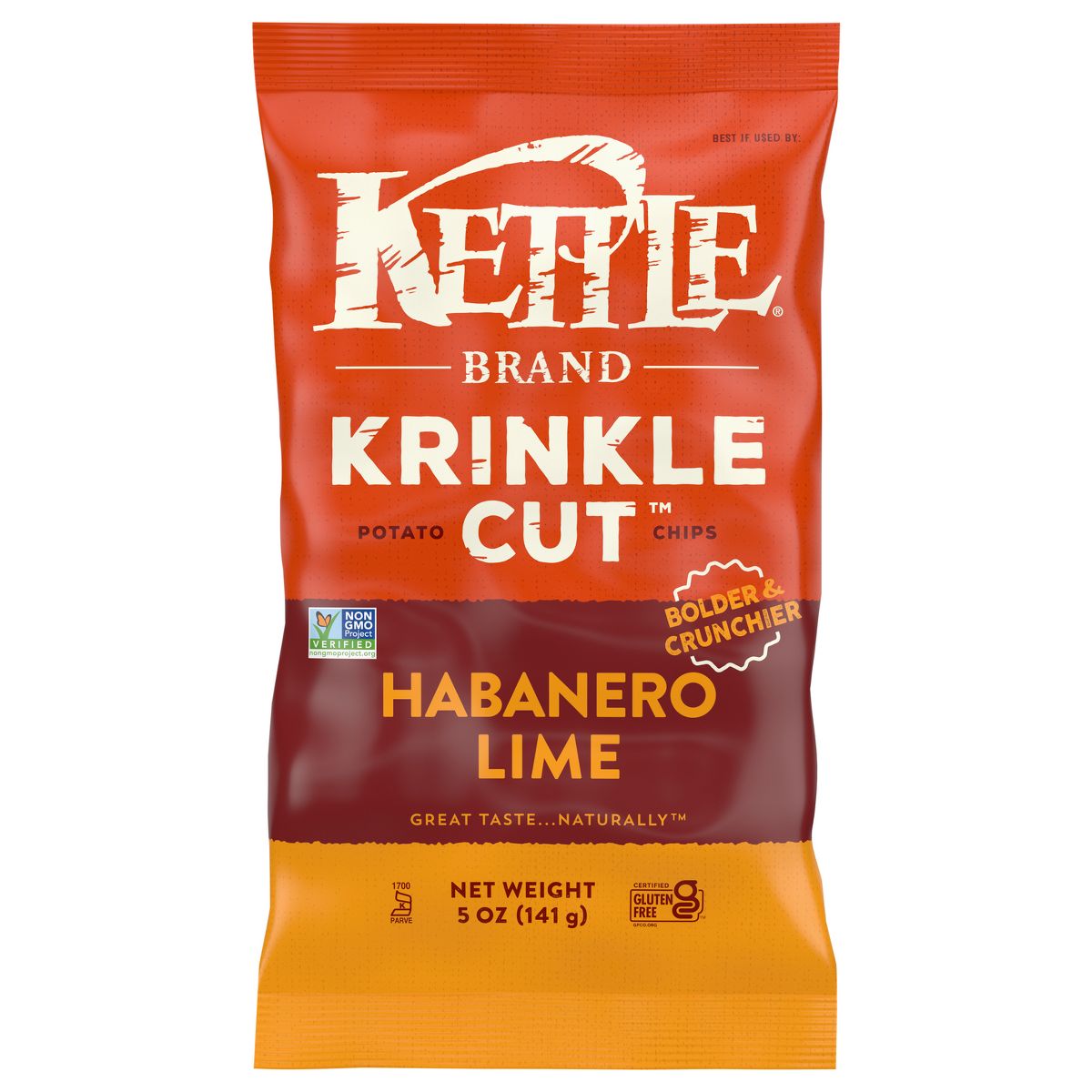 Papas Fritas Krinkle Cut Sabor Habanero y Lima Kettle Brand - Caja con 15/5 oz - Imagen 3