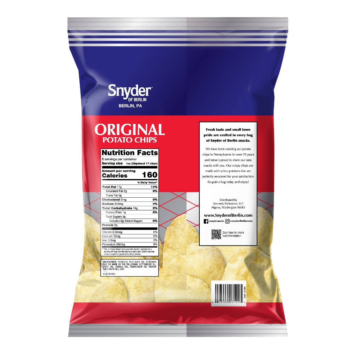 Papas Fritas Snyder of Berlin Original - 8 oz - Imagen 3