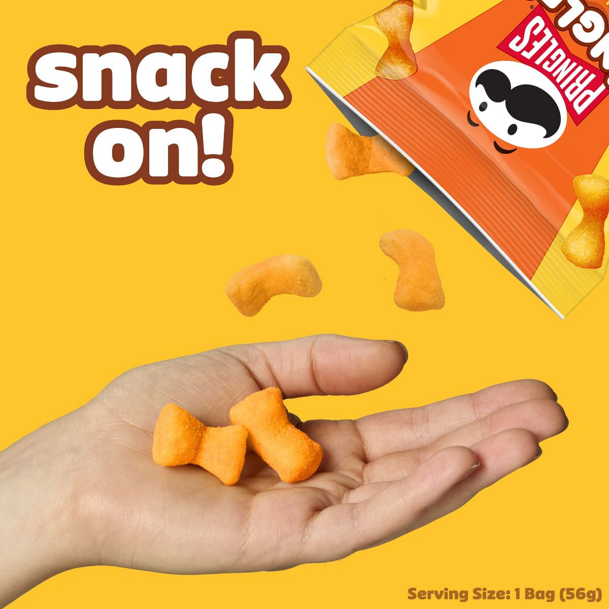 Pringles Mingles Cheddar y Crema Agria - 2 oz - Imagen 7