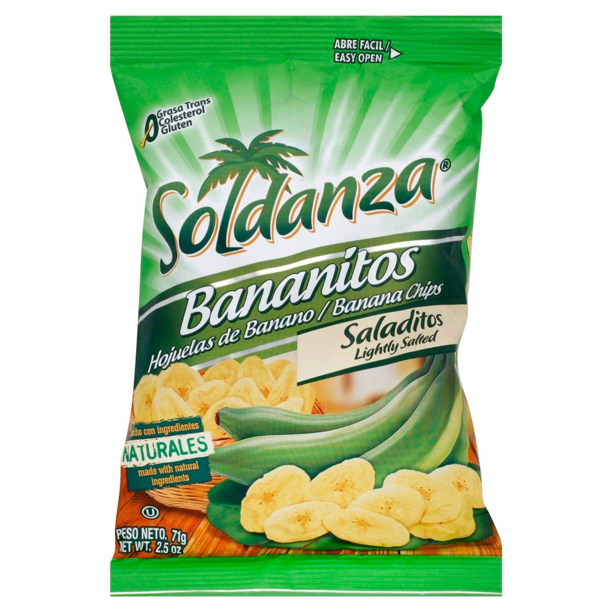 Papas Fritas Sabor Plátano Iberia - 2.5 oz - Imagen 2