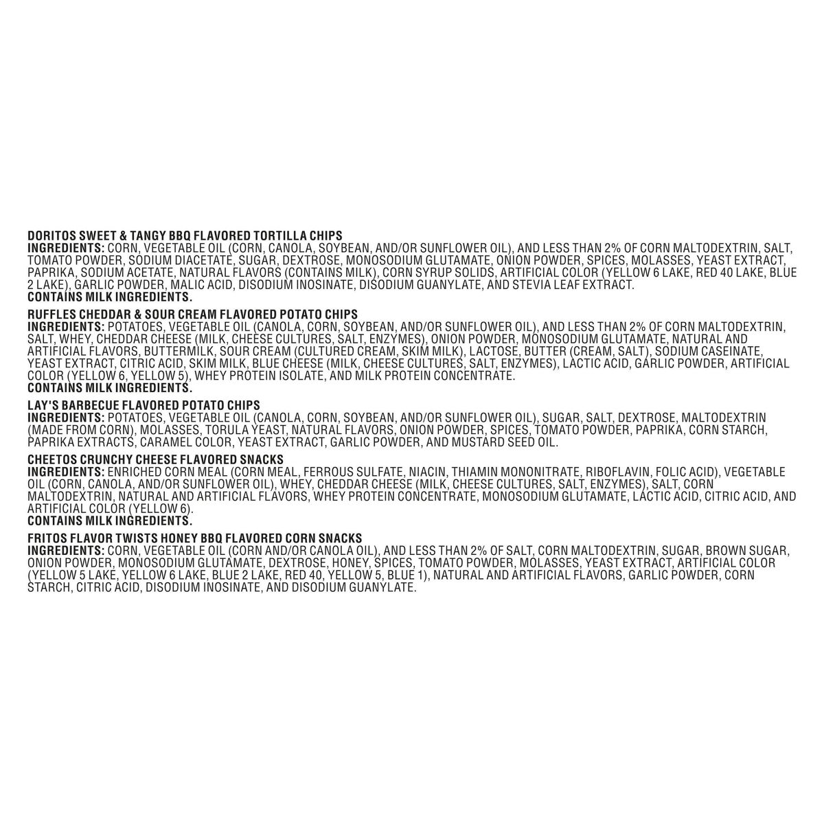 Frito-Lay Mezcla de BBQ de Verano Variedad de Botanas - 18ct - Imagen 10