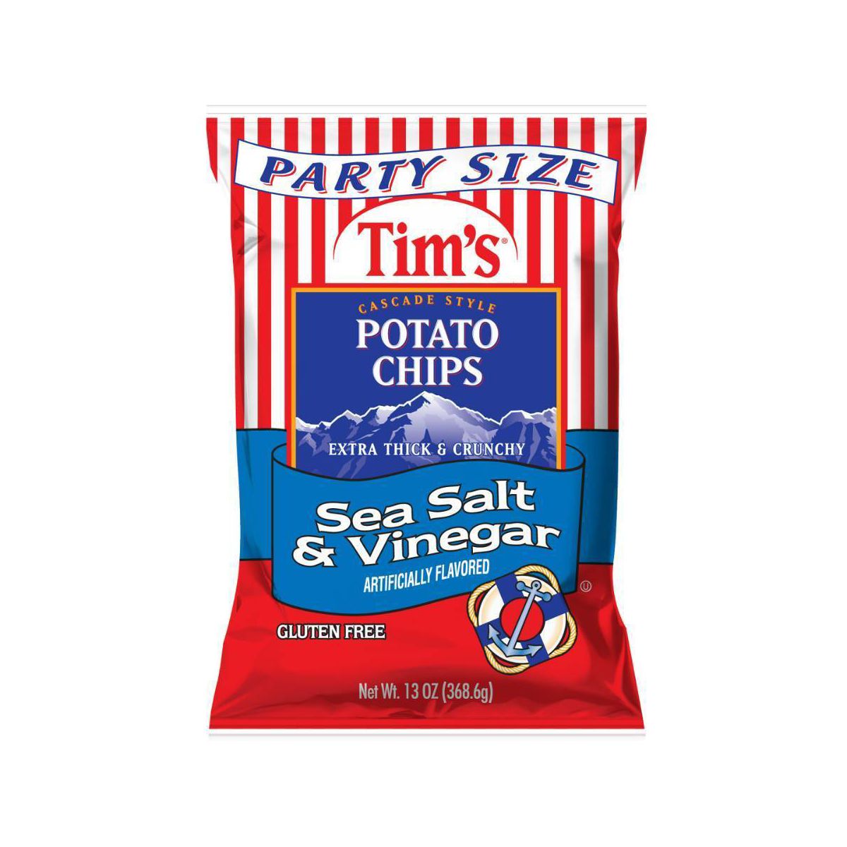 Papas Fritas Estilo Cascada Tim's Sabor Sal de Mar y Vinagre - 13 oz