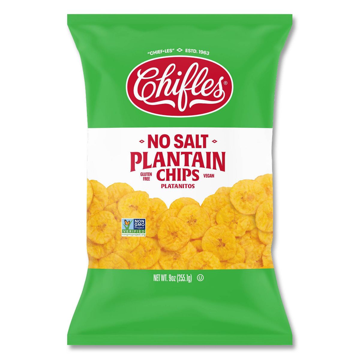 Chifles Platanitos Chips de Plátano Sin Sal - 9 oz - Imagen 2
